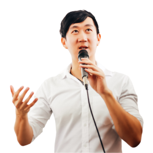 man speaking